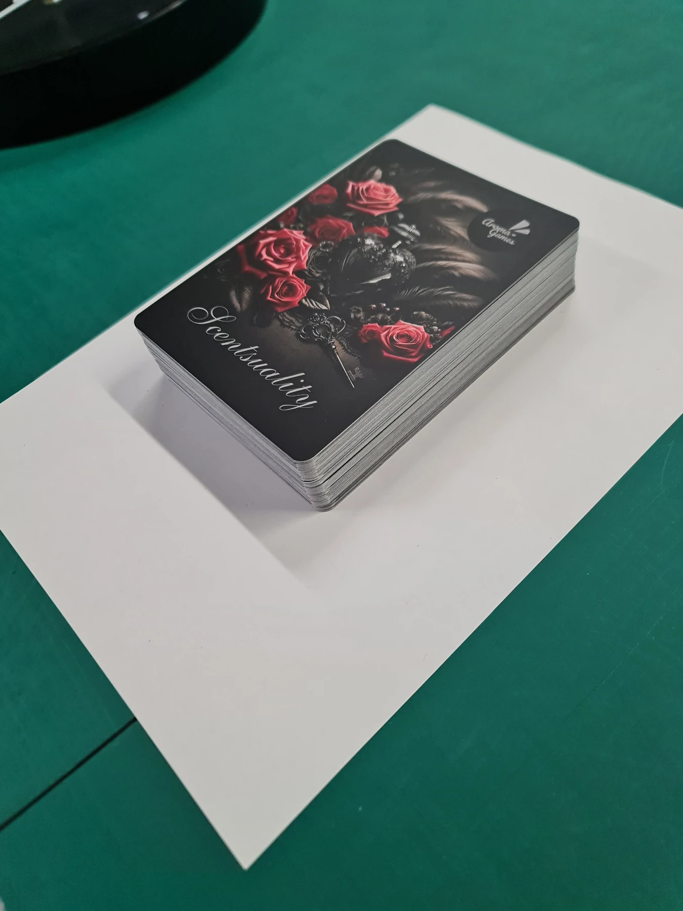 Soft-touch laminated cards