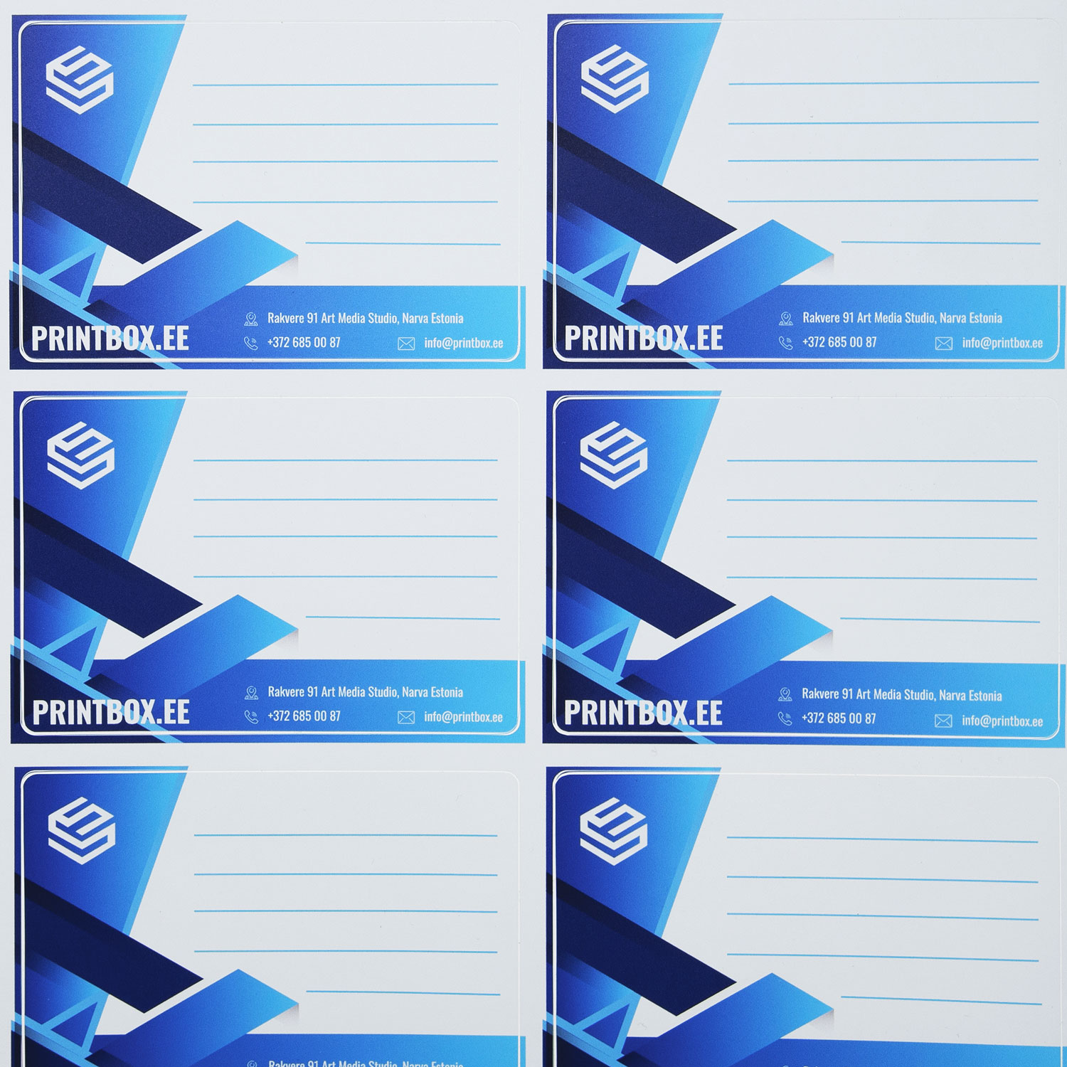 paberi kleebised printimine